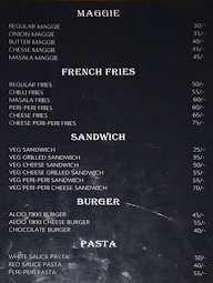 Backyard Cafe menu 2