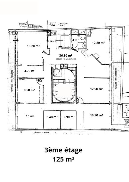 Location  locaux professionnels  125 m² à Chatellerault (86100), 1 250 €