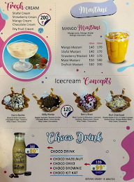 Cream Chills, Station Road menu 6