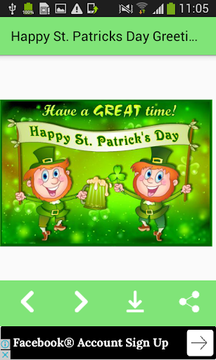 Happy St. Patricks Day Greeting Messages and Image