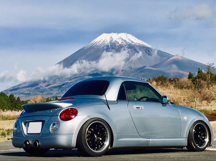 コペンの富士山とコラボ・富士山と愛車・富士山スポットに関するカスタム事例の投稿画像1枚目
