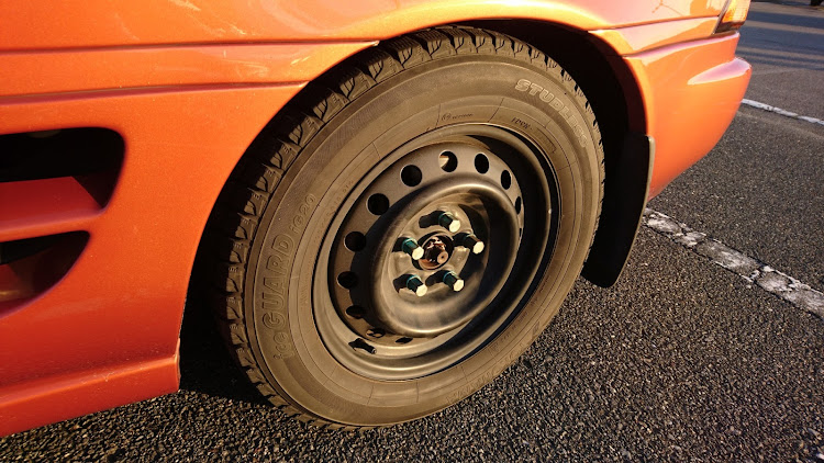 MR2のホイール交換・前後異径・スタッドレスに関するカスタム事例の投稿画像2枚目