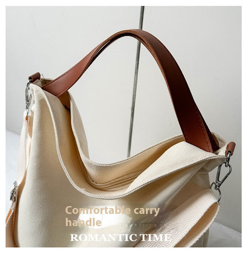 Title 2, Womens One-Shoulder Fashion Canvas Bag, Simple...