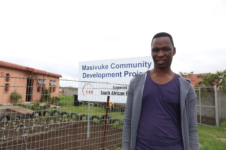 Phiwe Ngcengi has been praised as a local hero for his work in upskilling the community of Gompo.