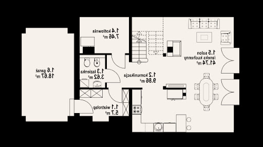 Osiek 33 dws - Rzut parteru