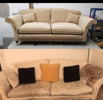 before and after upholstery album cover