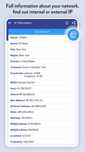 Screenshot Network Tools: WiFi Analyzer, 