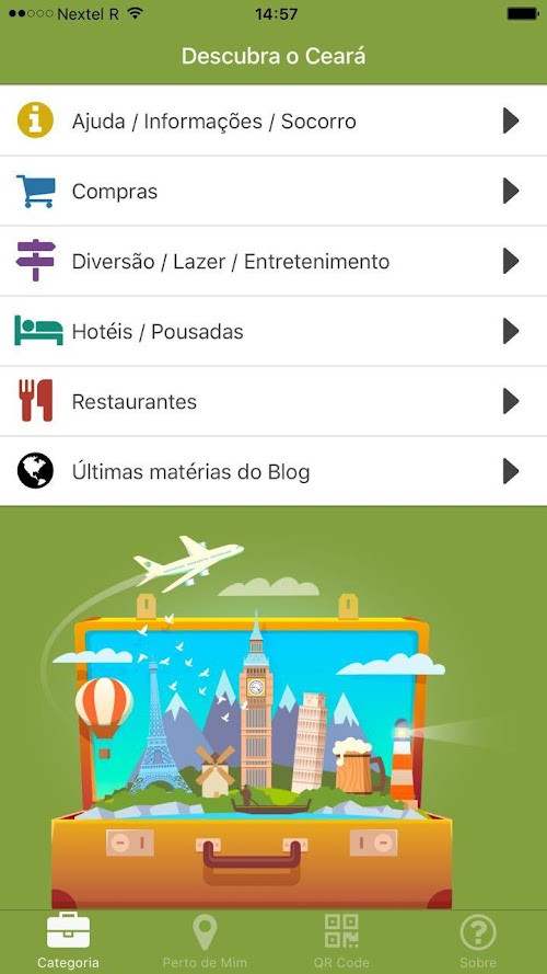 Android application VEMTAMBÉM screenshort