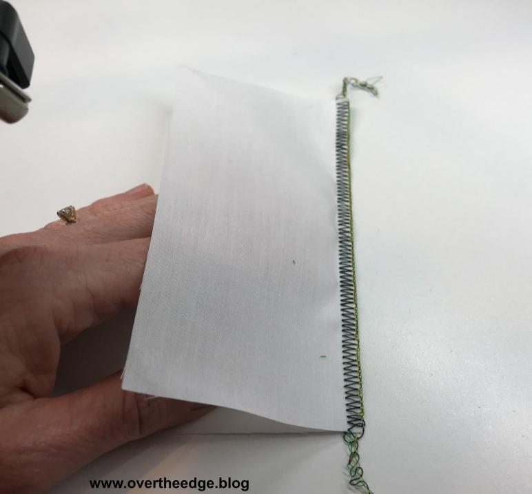 Master the Three Thread Flatlock Stitch for Quilt Piecing - over the edge