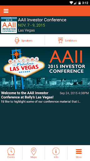 免費下載商業APP|AAII 2015 Investor Conference app開箱文|APP開箱王