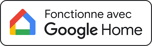 Badge Fonctionne avec Google Home