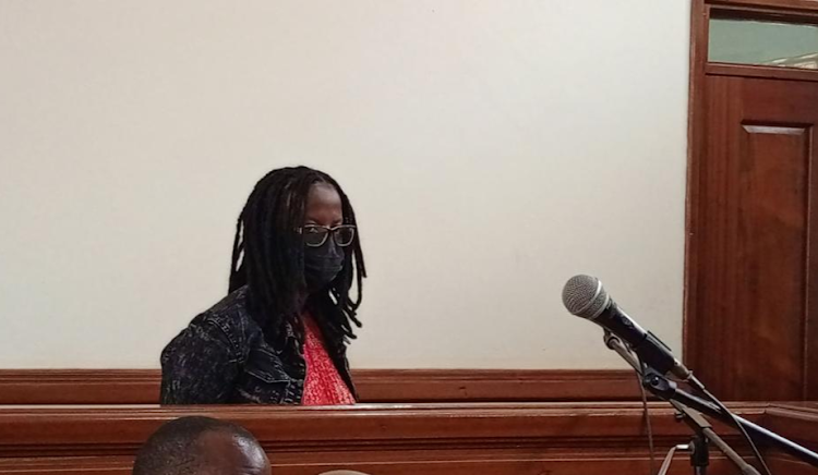 Martha Nkwanzi, the late Katanga's daughter in the dock on Wednesday