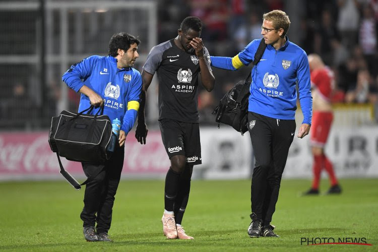 Eupen-speler houdt gebroken neus en hersenschudding over aan wedstrijd tegen Antwerp