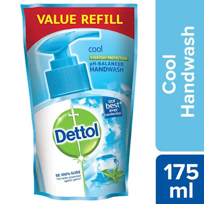 Dettol Germ Protection Ph Balanced Liquid Hand Wash - Cool - 175 ml