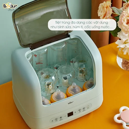 Máy tiệt trùng bình sữa Bear SB-MTT17