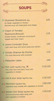 Mint Spice Route menu 3