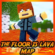 The floor is LAVA Map Challenge for MCPE 1.0 Icon