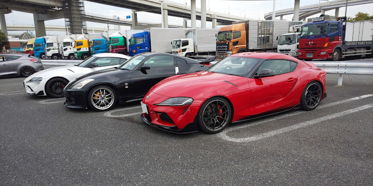 スープラの大黒PA・辰巳第一PA・来年もよろしくお願いしますに関するカスタム事例の投稿画像6枚目