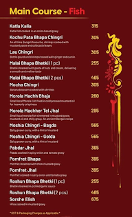 Koshe Kosha-Hatibagan menu 5