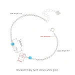 White Gold Color With Stone
