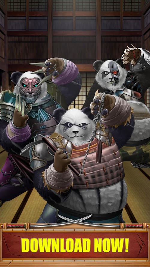 Android application Panda Fighter Dressup Makeover screenshort