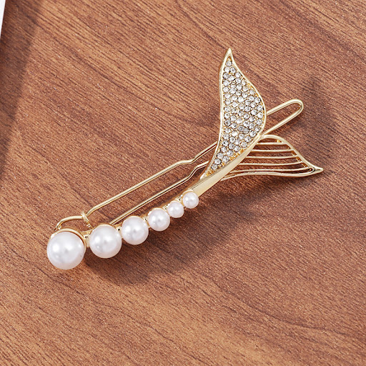 Title 6, Exquisite and simple mermaid tail hairpin side ...
