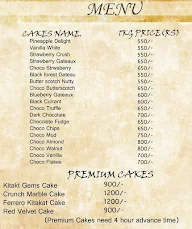 Cakes Hi Cakes menu 1