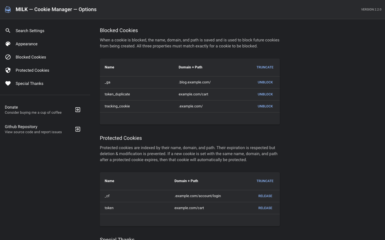 MILK — Cookie Manager Preview image 6