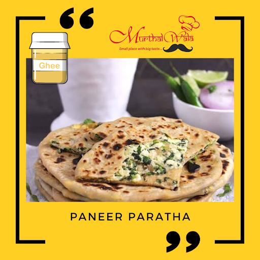 Paneer (Desi Ghee) Paratha