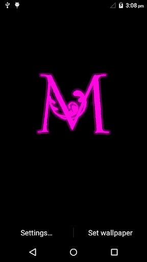 My Name Neon Live Wallpaper