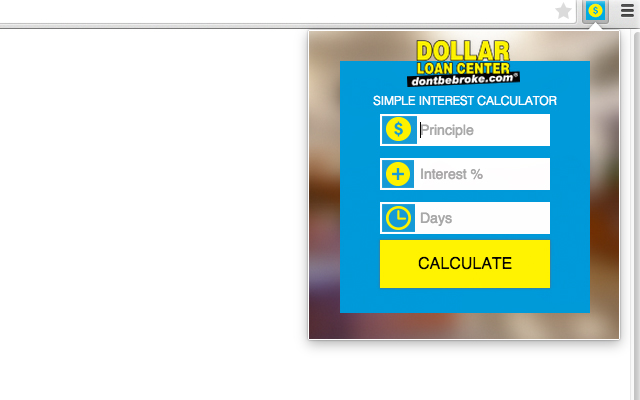 Dollar Loan Center Interest Calculator Preview image 1