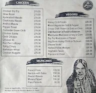 Pecos, Resthouse Road menu 1
