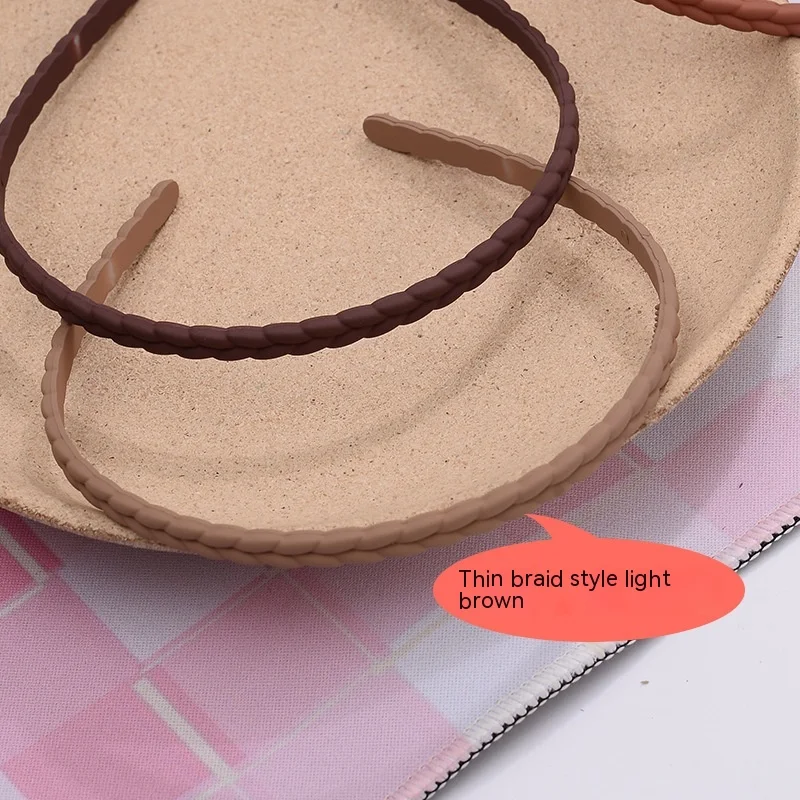 Morandi Frosted Haarband Eenvoudige Haarspeld, Zachte Drukkracht voor Comfortabel Haar, Elegant Design, Ideaal voor Dagelijks Gebruik en Verschillende Stijlen
