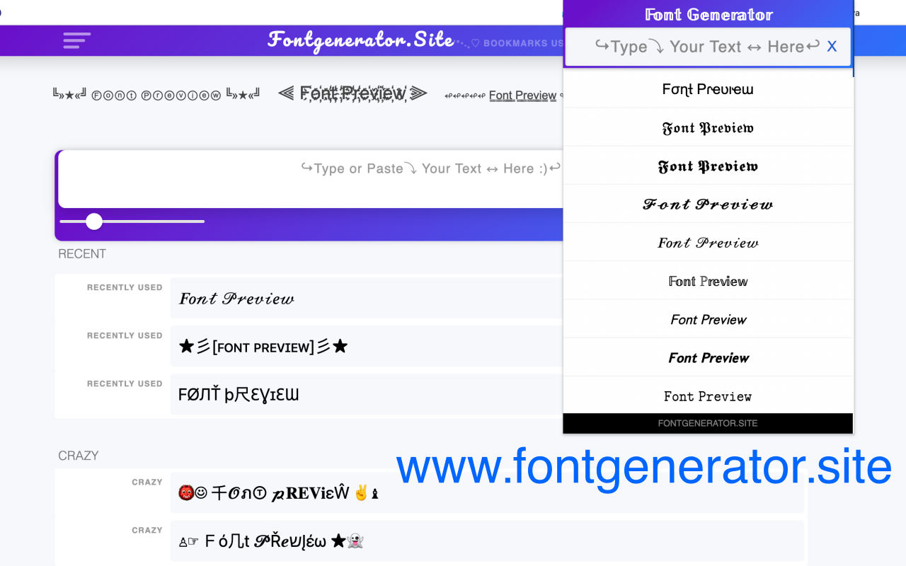Font Generator Preview image 0