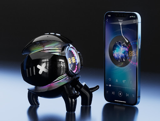Title 7, Mech Monster Smart Clock Wecker mit Bluetooth A...
