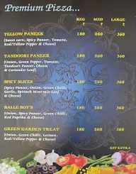 La'Freno Pizza menu 1