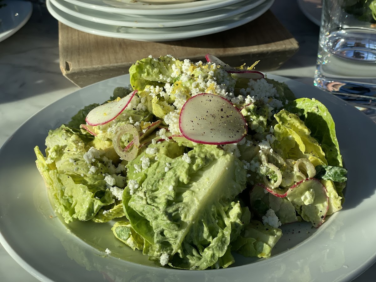 Gem Lettuce Salad--delicious!