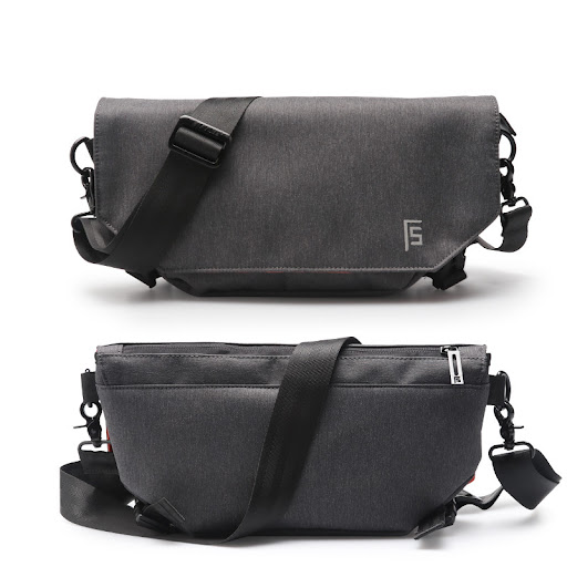 Title 5, Casual Fashion Chest Bag Mens One Shoulder Dia...