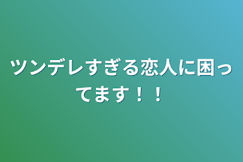 ツンデレすぎる恋人に困ってます！！