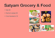 Satyam Grocery & Food menu 1