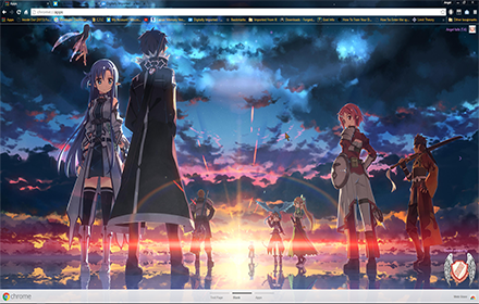 Sword Art Online 09 - 1920x1080 chrome extension