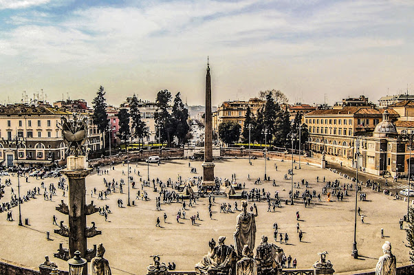 Piazza del popolo - Roma di albertocastagnaphoto