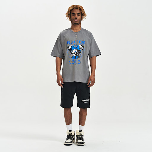 Title 3, Mens Butterfly Skull Letter Printed T-shirt, a...