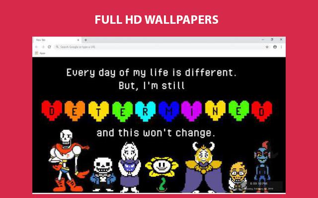 Undertale Wallpapers and New Tab