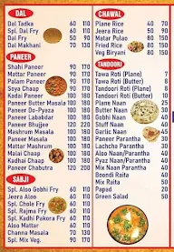 Kahna Rasoi menu 1