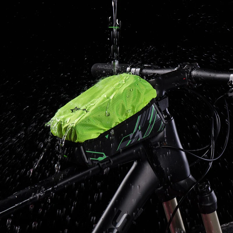 Waterdichte fietstas voor mobiele telefoon, zadeltas. Bescherm je smartphone tegen regen en vocht. Eenvoudige montage op de fietszadel.