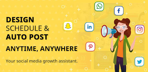 Social Media Post Maker, Planner, Graphic Design Android App