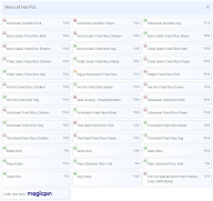 Hot Pot menu 4