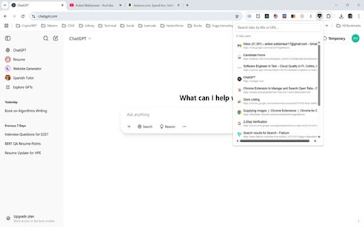 Tab Search