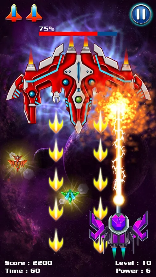   Galaxy Attack: Alien Shooter- 스크린샷 